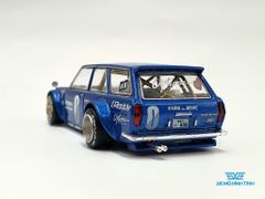 Xe Mô Hình Datsun Kaido 510 Wagon 1:64 Kaido House / MiniGT (Xanh Dương)