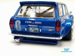 Xe Mô Hình Datsun Kaido 510 Wagon 1:64 Kaido House / MiniGT (Xanh Dương)