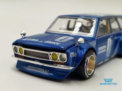 Xe Mô Hình Datsun Kaido 510 Wagon 1:64 Kaido House / MiniGT (Xanh Dương)