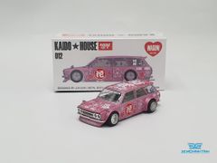 Xe Mô Hình Datsun Kaido 510 Wagon Hanami V1 1:64 Kaido House / MiniGT (Hồng)