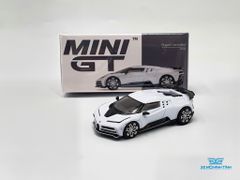 Xe Mô Hình Bugatti Centodieci White LHD 1:64 MiniGT( Trắng )