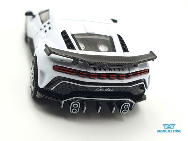 Xe Mô Hình Bugatti Centodieci White LHD 1:64 MiniGT( Trắng )