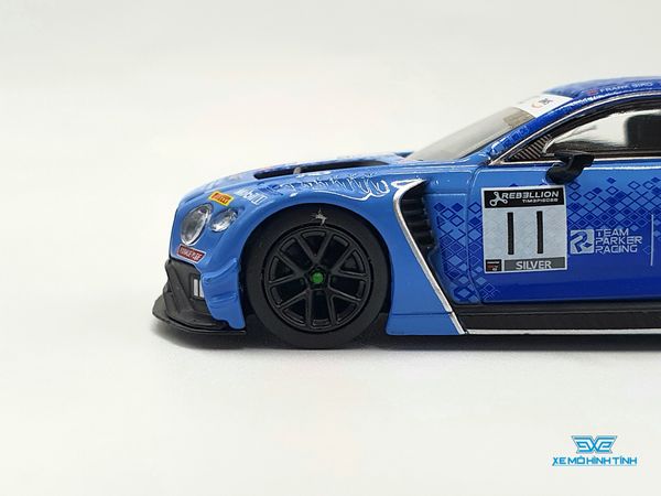 Xe Mô Hình Bentley Continental GT3 #11 Team Parker 2020 Total 24 Hrs of Spa RHD 1:64 MiniGT( Xanh )