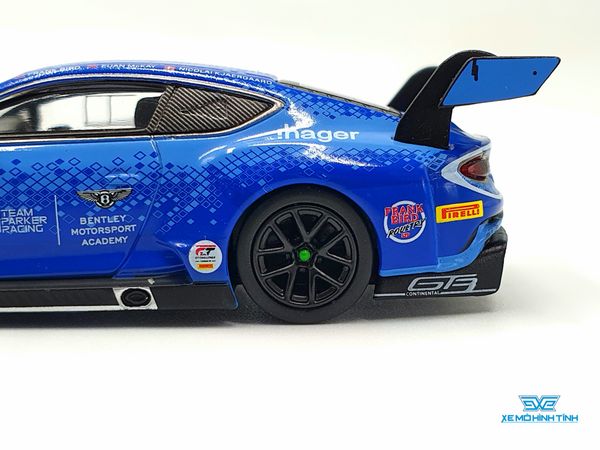 Xe Mô Hình Bentley Continental GT3 #11 Team Parker 2020 Total 24 Hrs of Spa RHD 1:64 MiniGT( Xanh )