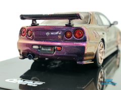 Xe Mô Hình Nissan Skyline GT-R (R34) Midnight Purple II 1:64 Inno Models (Tím Biến Màu )