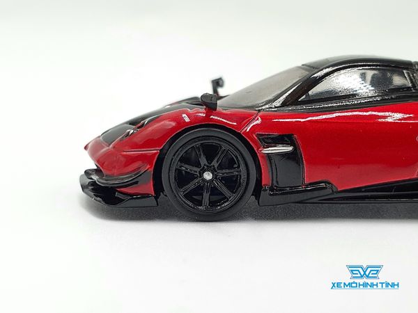 Xe Mô Hình Pagani Huayra BC 1:64 Tarmac Works ( Đỏ Đen )