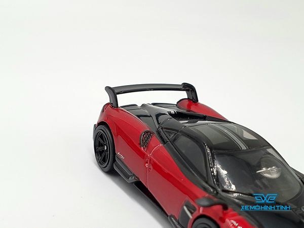 Xe Mô Hình Pagani Huayra BC 1:64 Tarmac Works ( Đỏ Đen )