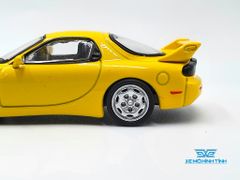 Xe Mô Hình Mazda RX-7 (FD3S) Mazdaspeed A-Spec Competition Yellow Mica 1:64 Tarmac Works ( Vàng )