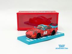 Xe Mô Hình Porsche RWB 964 Mr.Men Little Miss Mr.Strong 1:64 Tarmac Works ( Đỏ )