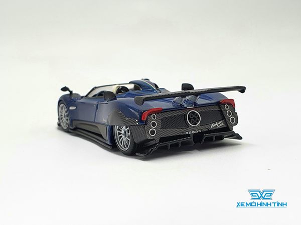 Xe Mô Hình Pagani Zonda HP Barchetta Blue Tricolore LHD 1:64 Mini GT ( Xanh Đậm)