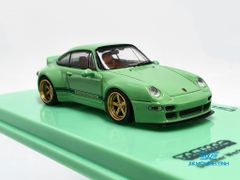 Xe Mô Hình Porsche Gunther Werks 993 Green 1:64 Tarmac Works ( Xanh Min )