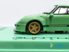 Xe Mô Hình Porsche Gunther Werks 993 Green 1:64 Tarmac Works ( Xanh Min )