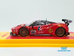 Xe Mô Hình Ferrari 488 GT3 Bathurst 12h 2017 Lowndes, Whincup, Vilander 1:64 Tarmac Works (Đỏ)