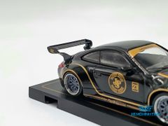 Xe Mô Hình Porsche Old & New 997 Black 1:64 Tarmac Works (Đen)