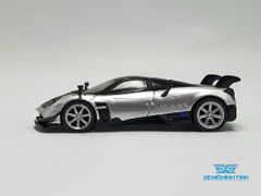 Xe Mô Hình Pagani Huayra BC Grigio Mercurio 1:64 Tarmac Works (Bạc)