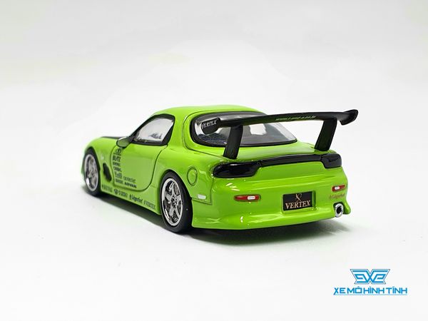 Xe Mô Hình Vertex Rx-7 FD3S Light Green 1:64 Tarmac Works ( Xanh Lá )