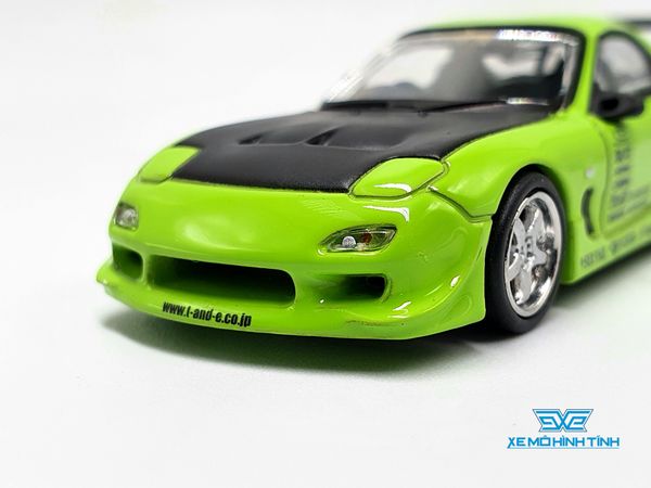 Xe Mô Hình Vertex Rx-7 FD3S Light Green 1:64 Tarmac Works ( Xanh Lá )