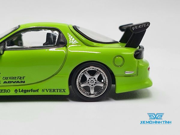 Xe Mô Hình Vertex Rx-7 FD3S Light Green 1:64 Tarmac Works ( Xanh Lá )