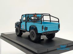 Xe Mô Hình Hình Land Rover Defender 110 1:64 Master ( Xanh Gulf)