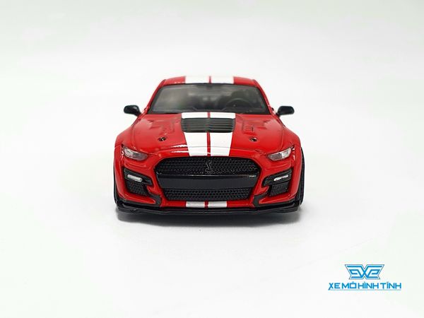 Xe Mô Hình Ford Shelby GT500 SE Widebody Ford Race Red LHD 1:64 MiniGT (Đỏ)