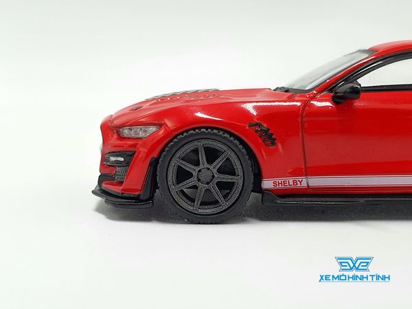 Xe Mô Hình Ford Shelby GT500 SE Widebody Ford Race Red LHD 1:64 MiniGT (Đỏ)