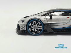 Xe Mô Hình Bugatti Vision Gran Turismo Silver LHD 1:64 MiniGT ( Xám )