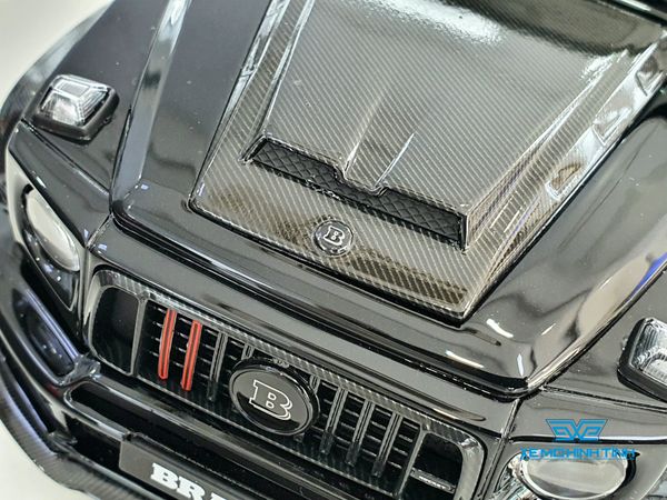 Xe Mô Hình Mercedes-Benz G63 Brabus G900 Rocket Black 1:18 GTSpirit (Đen)