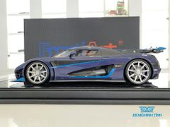 Xe Mô Hình Koenigsegg One:1 1:18 FrontiArt (Xanh Carbon)