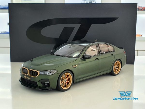 Xe Mô Hình BMW M5 CS (F90) 1:18 GTSpirit ( Xanh Rêu )