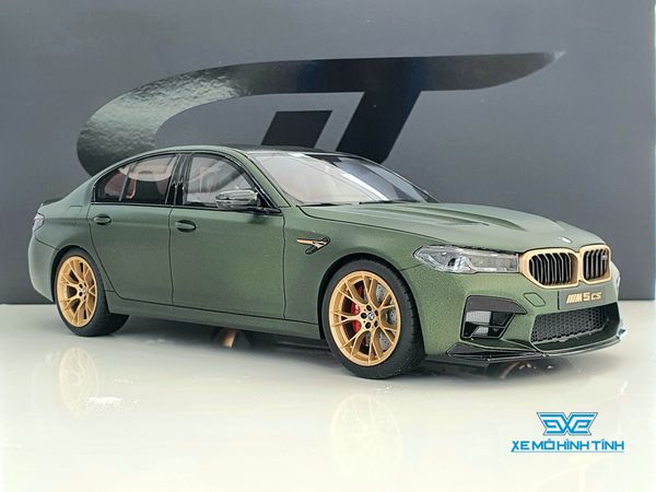 Xe Mô Hình BMW M5 CS (F90) 1:18 GTSpirit ( Xanh Rêu )