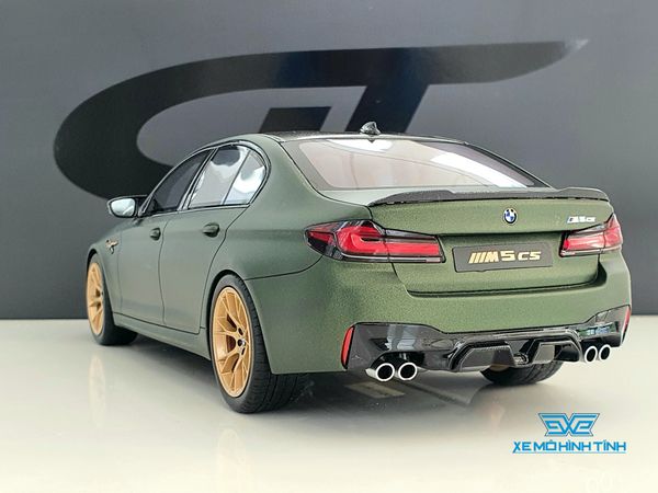 Xe Mô Hình BMW M5 CS (F90) 1:18 GTSpirit ( Xanh Rêu )