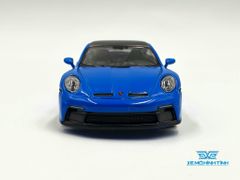 Xe Mô Hình Porsche 911 (992) GT3 Shark Blue LHD 1:64 MiniGT ( Xanh )