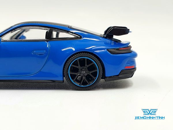 Xe Mô Hình Porsche 911 (992) GT3 Shark Blue LHD 1:64 MiniGT ( Xanh )