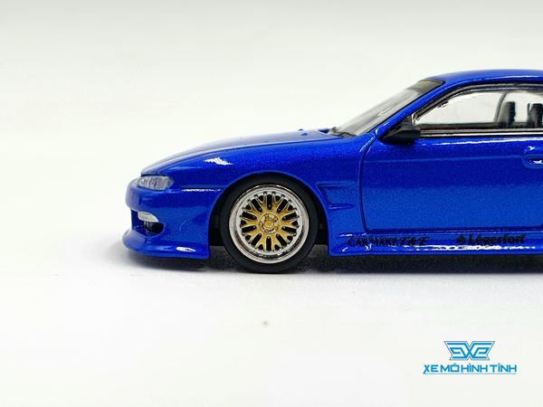 Xe Mô Hình Vertex Silvia S14 1:64 Tarmac Works ( Xanh )