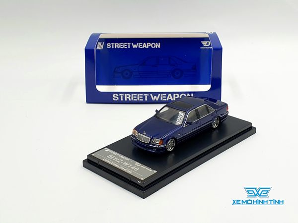 Xe Mô Hình Mercedes-Benz W140 1:64 Street Weapon ( Xanh )