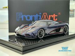 Xe Mô Hình Koenigsegg Agera R 1:18 Frontiart ( Xanh Carbon )