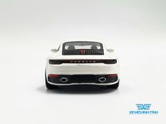 Xe Mô Hình Porsche 911 (992) Carrera S White LHD 1:64 MiniGT (Trắng)