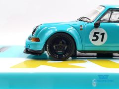 Xe Mô Hình Porsche RWB Backdate 1:64 Tarmac Works ( Xanh Min )