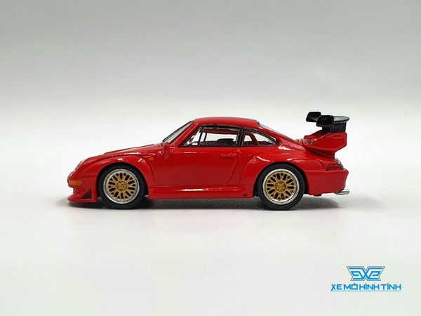 Xe Mô Hình Porsche 911 GT2 Red 1:64 Tarmac Works ( Đỏ Mân Vàng )