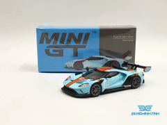 Xe Mô Hình Ford GT MK II #002 Blue/Orange 1:64 MiniGT ( Xanh Viền Cam )