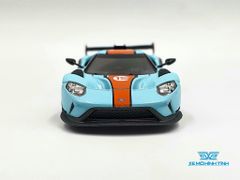 Xe Mô Hình Ford GT MK II #002 Blue/Orange 1:64 MiniGT ( Xanh Viền Cam )