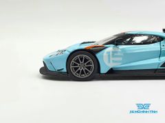 Xe Mô Hình Ford GT MK II #002 Blue/Orange 1:64 MiniGT ( Xanh Viền Cam )