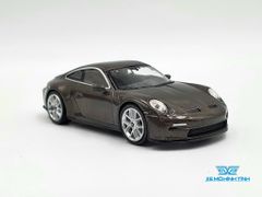 Xe Mô Hình Porsche 911 (992) GT3 Touring Agate Grey Metallic LHD 1:64 MiniGT ( Xám Đậm )