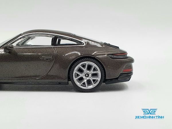 Xe Mô Hình Porsche 911 (992) GT3 Touring Agate Grey Metallic LHD 1:64 MiniGT ( Xám Đậm )