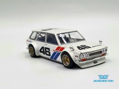 Xe Mô Hình Datsun Kaido 510 Wagon Bre V2 #46 1:64 MiniGT x Kaido House ( Trắng) )