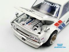 Xe Mô Hình Datsun Kaido 510 Wagon Bre V2 #46 1:64 MiniGT x Kaido House ( Trắng) )