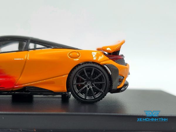 Xe Mô Hình McLaren 765LT 1:64 LCD ( Cam Đen )