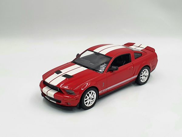 XE MÔ HÌNH FORD MUSTANG GT500 1:24 WELLY (ĐỎ)