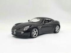 XE MÔ HÌNH ALFA ROMEO 8C COMPETIZIONE 1:24 WELLY (ĐEN)