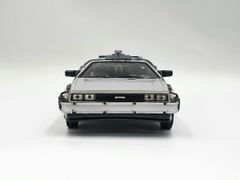 XE MÔ HÌNH DMC BACK TO THE FUTURE II 1:24 WELLY (BẠC)